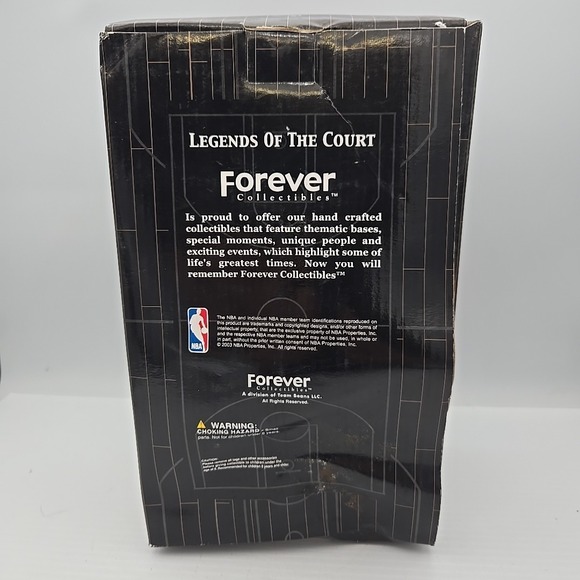 2003 Lebron James Rookie Forever Collectibles Legends of the Court Bobblehead - Picture 2 of 2